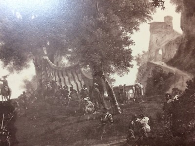 Disfida Di Barletta: Scena Storica Da Un Dipinto Di Massimo d'Azeglio. Fotografia Antica Di Bernieri, Puglia