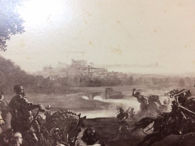 Disfida Di Barletta: Scena Storica Da Un Dipinto Di Massimo d'Azeglio. Fotografia Antica Di Bernieri, Puglia