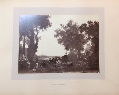 Disfida Di Barletta: Scena Storica Da Un Dipinto Di Massimo d'Azeglio. Fotografia Antica Di Bernieri, Puglia