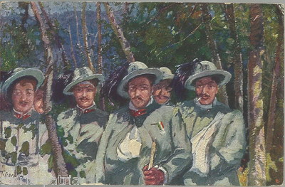 Abruzzo, Montenero, Bersaglieri Feriti, Arte Del '900, Illustratori, Pubblicitaria