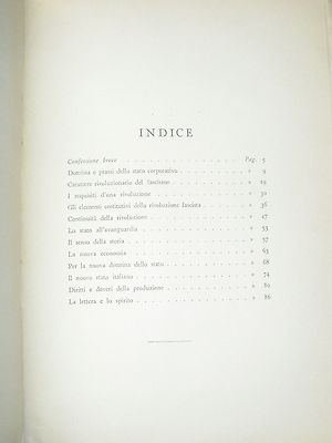 Olivetti: Lineamenti Del Nuovo Stato Italiano   Economia E Dottrina (1930)