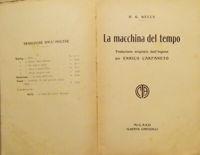 H.G. Wells, La Macchina Del Tempo