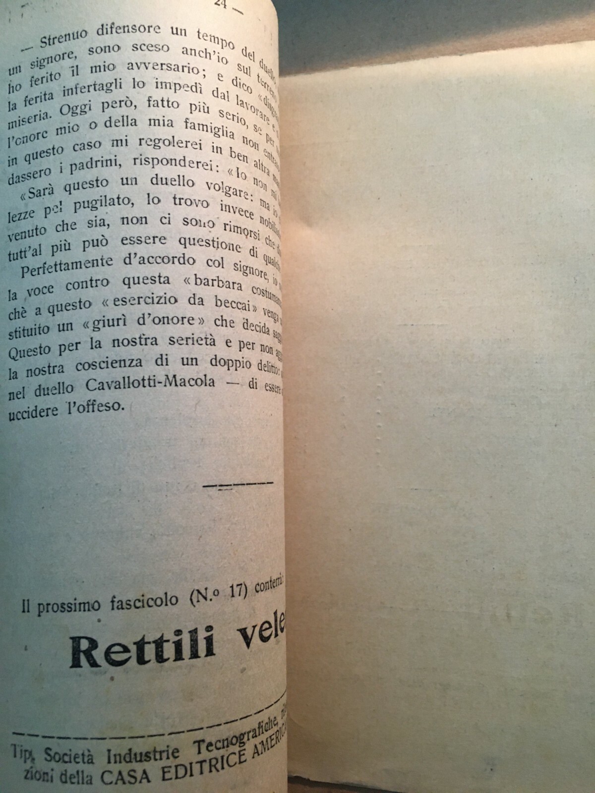 Vergogne Sociali: Costa, Duelli, Duellomaniaci, Suicidio. Rara Antica Edizione Del Primo '900