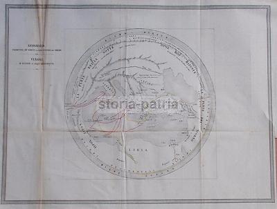 Cartografia Antica: Grecia, Omero, Esiodo. Viaggio Di Ulisse E Degli Argonauti (Mappa)