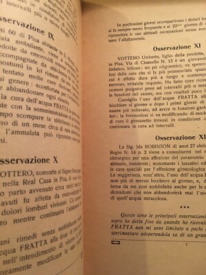 Medicina Sanitaria: Acqua Purgativa Fratta, Dr. Lombard, Bertinoro, Serravalle, Novi