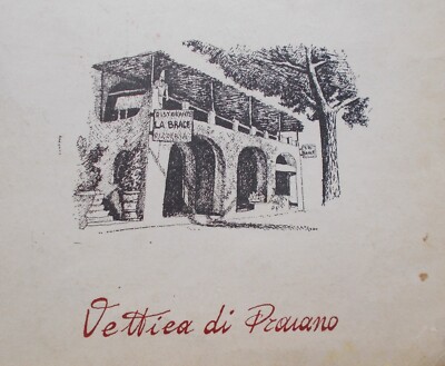 Cucina, Ristorazione, Ristorante La Brace, Vettica Di Praiano: Menù Da Collezione