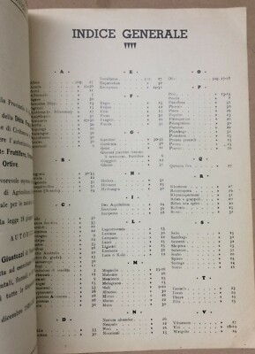 Agraria, Botanica, Ortaggi: Catalogo Pubblicitario, Marche, Civitanova Marche, Giustozzi, 1939