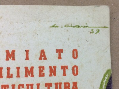 Agraria, Botanica, Ortaggi: Catalogo Pubblicitario, Marche, Civitanova Marche, Giustozzi, 1939