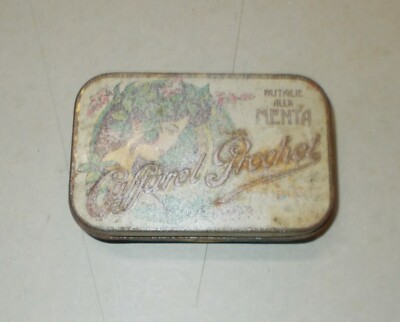 Caffarel Prochet: Pastiglie Alla Menta, Torino. Astuccio Pubblicitario d'Epoca