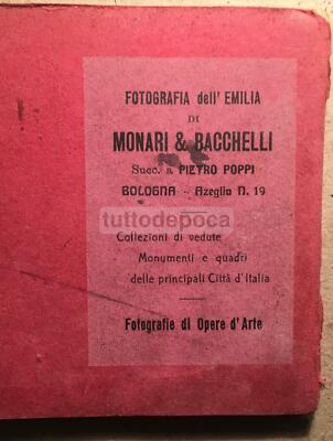 Romagna, Bologna: Album Fotografico d'Epoca, Monari Bacchelli E Poppi