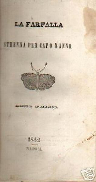 Napoli, Antico Almanacco: Arte, Brigantaggio, Puglia, Trani, Asilo Infantile, 1842