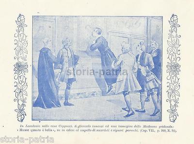 Lacedonia: Agiografia Di San Gerardo Majella, Antica Stampa Devozionale