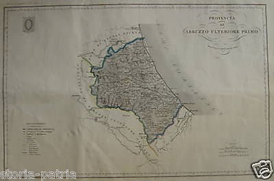 Abruzzo, Antica Cartografia: Teramo, Pescara, Colonnella, Castellammare Adriatico, XIX Secolo
