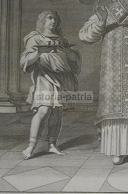 Antica Grande Stampa Popolare Devozionale Di San Nicola Di Bari