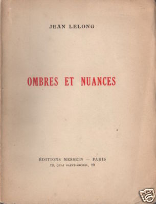 Jean Lelong, Ombres Et Nuances, 1951