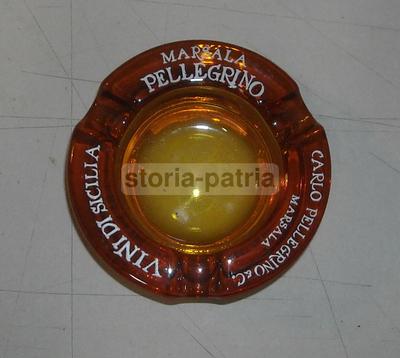 Posacenere Pubblicitario In Vetro Marsala Pellegrino