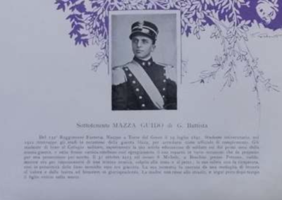 Militaria, Grande Guerra: Stampa Commemorativa Caduti, Napoli, Torre Del Greco. Guido Mazza, Francesco Galante