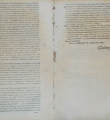 Allegazione Giuridica: Ferraro, Cuomo, Padri Trinitari E Rispoli, Napoli, 1723