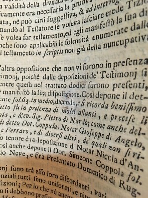 Allegazione Giuridica: Ferraro, Cuomo, Padri Trinitari E Rispoli, Napoli, 1723