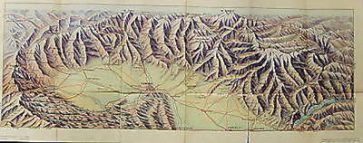 Piemonte, Torino, Cuneo, Novara, Monte Bianco, Biella: Decorativa Cartografia d'Epoca