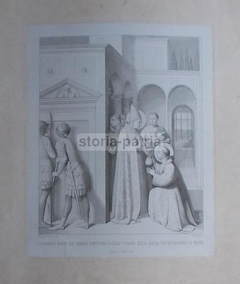 Arte Antica: Veduta Devozionale Di San Lorenzo E Papa San Sisto   Ferretti, Angelico Da Fiesole