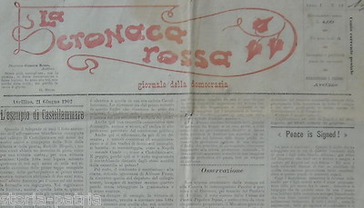 La Cronaca Rosa: Antico Giornale Di Avellino, Napoli E Molfetta (1902)