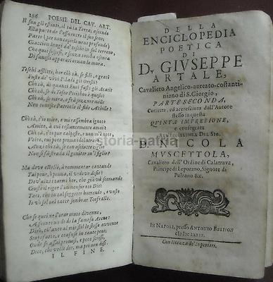 Araldica, Nobiltà E Poesia: Sicilia, Napoli, Irpinia, Puglia, Salento E Abruzzo, 1679
