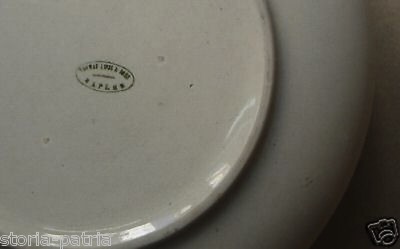 Napoli, Antico Bacile In Ceramica, Marcato Luise & Son