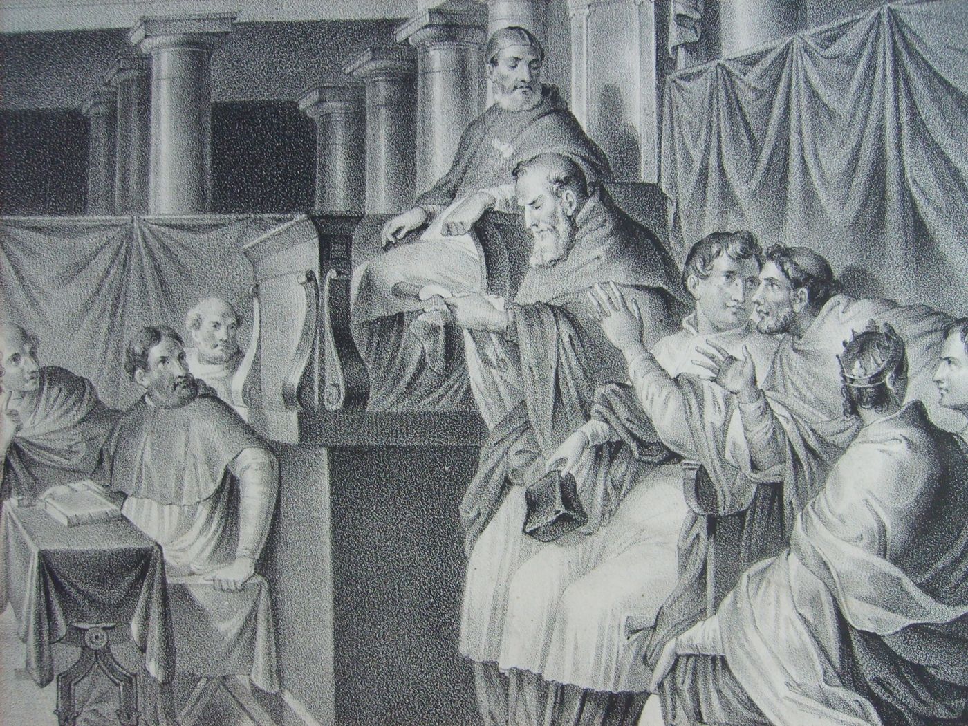 Regno Di Napoli: Investitura A Roberto, Clemente V, Avignone. Artista Francesco De Mura