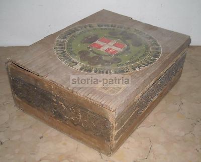 Sicilia, Palermo: Antica Scatola Pubblicitaria Dolciaria Giuseppe Bruno Con Stemma Savoia