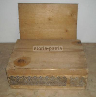 Sicilia, Palermo: Antica Scatola Pubblicitaria Dolciaria Giuseppe Bruno Con Stemma Savoia