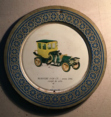 Piatto Pubblicitario Pagani Lecco, Bianchi 1906