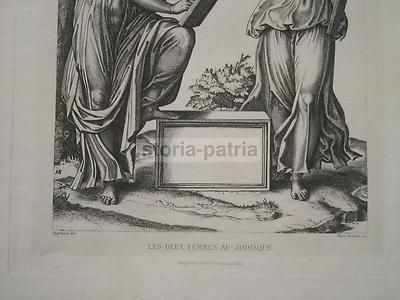 Arte, Astronomia, Astrologia, Zodiaco: Antica Allegoria Di Raffaello, Baldus E Marc Antoine