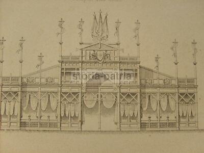Architettura Sportiva: Tiro A Segno Di Lugano, Progetto Dell'Architetto Augusto Guidini, 18 Tavole, 1883