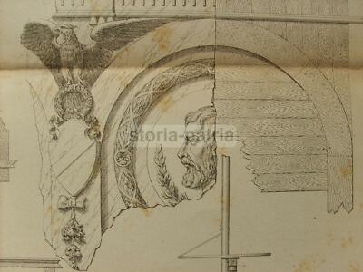 Architettura Sportiva: Tiro A Segno Di Lugano, Progetto Dell'Architetto Augusto Guidini, 18 Tavole, 1883