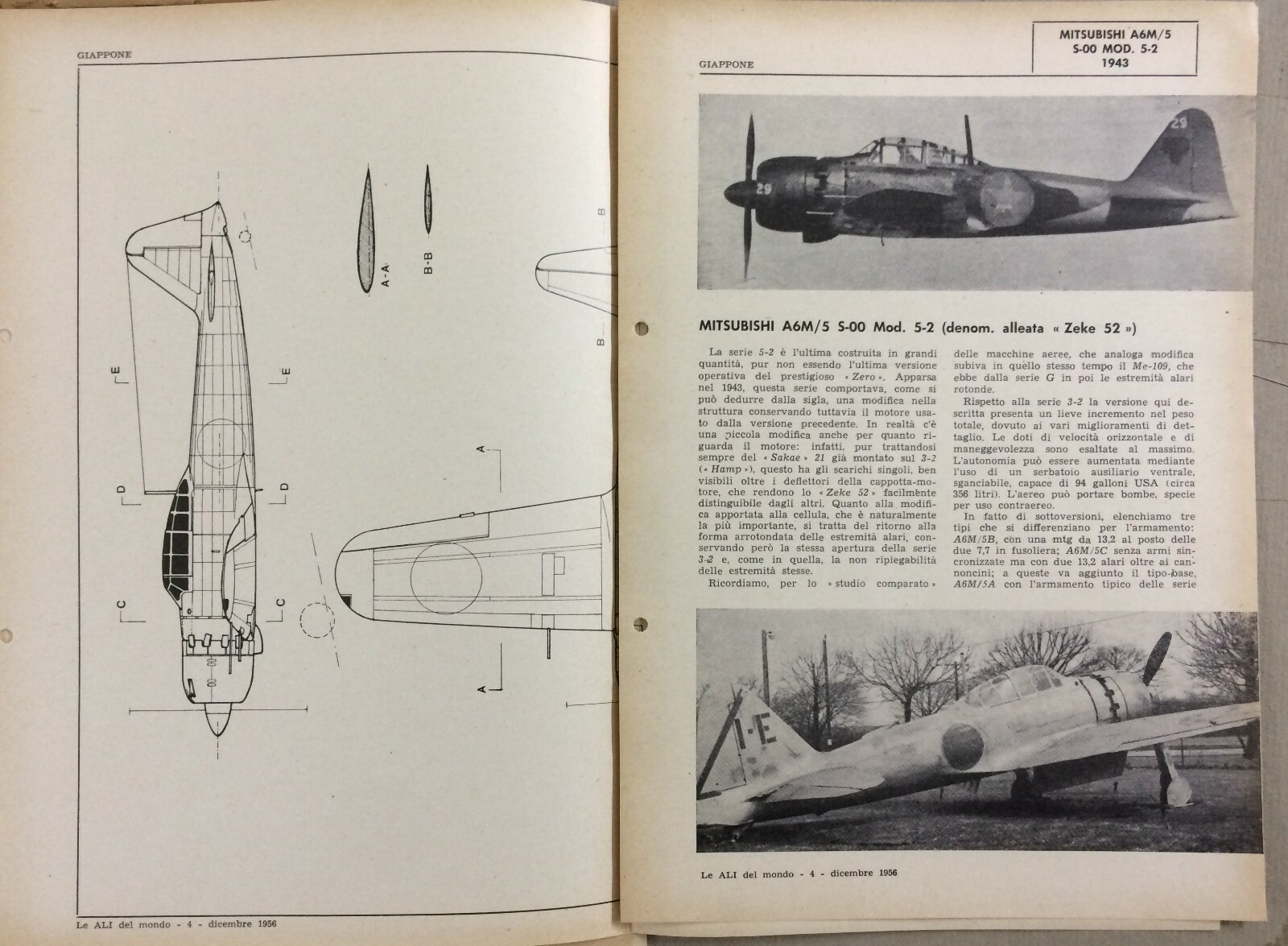 Aviazione, Aeronautica, Aerei, Dirigibile Omnia Dir, Bleriot, Mitsubishi, Boeing, 1956
