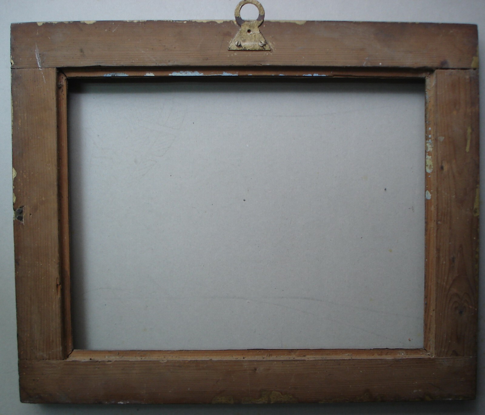 Antica Cornice Decorativa In Legno E Carta Dorata