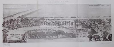 Roma, Esposizione Etnografica: Padiglione Italia Settentrionale   Gardone, Brianza, Genova, Chioggia, Courmayer