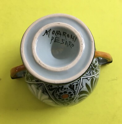 Marche, Pesaro: Ceramica Molaroni Con Decoro Policromo