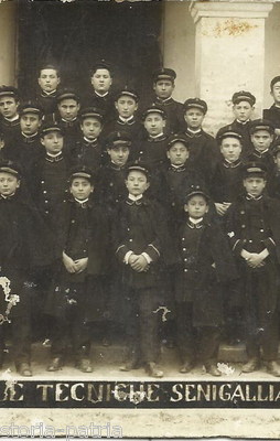 Marche, Senigallia: Scuole Tecniche   Antica Fotografia Da Collezione