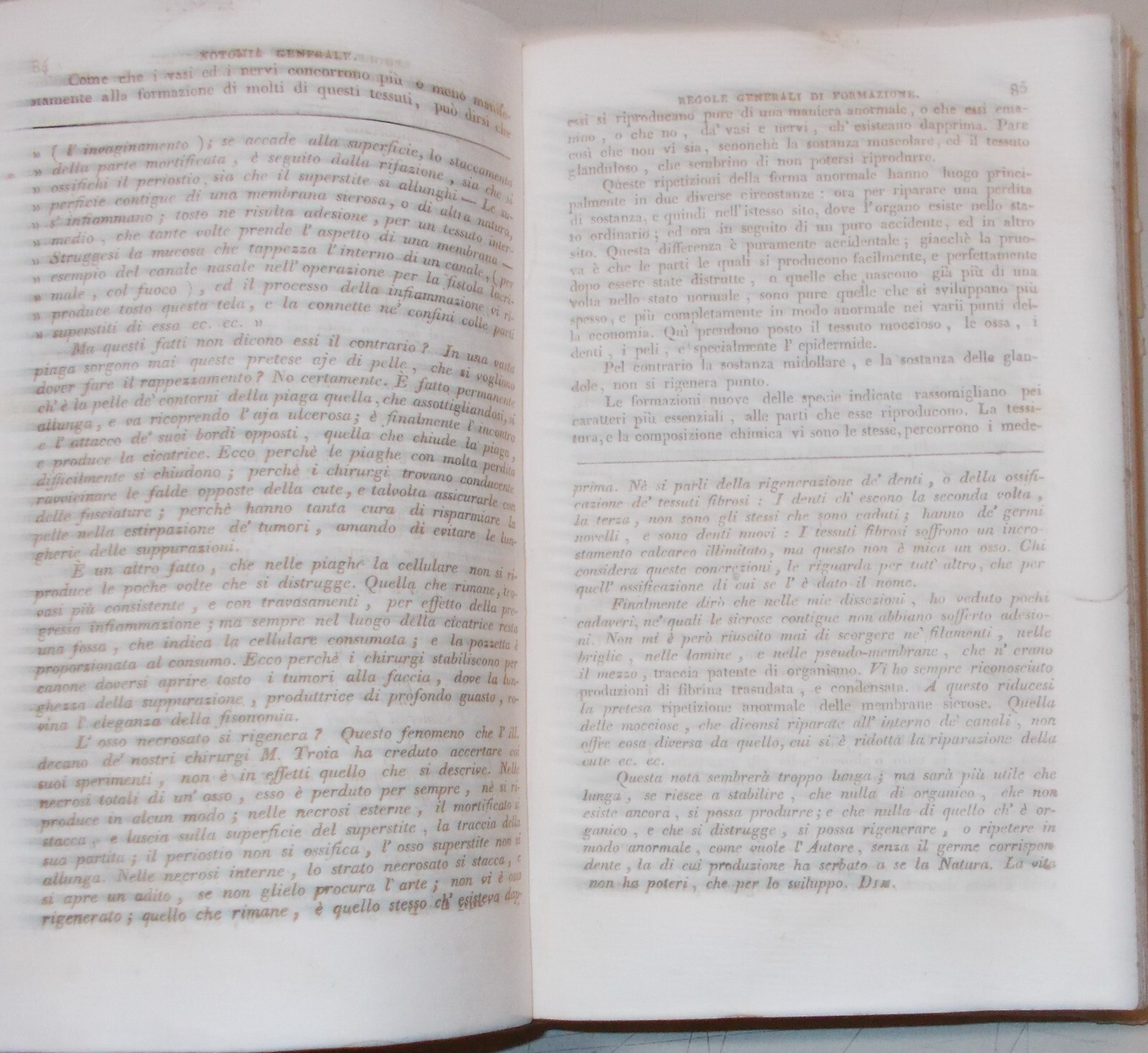 Manuale Di Anatomia Generale, Descrittiva E Patologica Di G.F. Meckel, Napoli, 1826