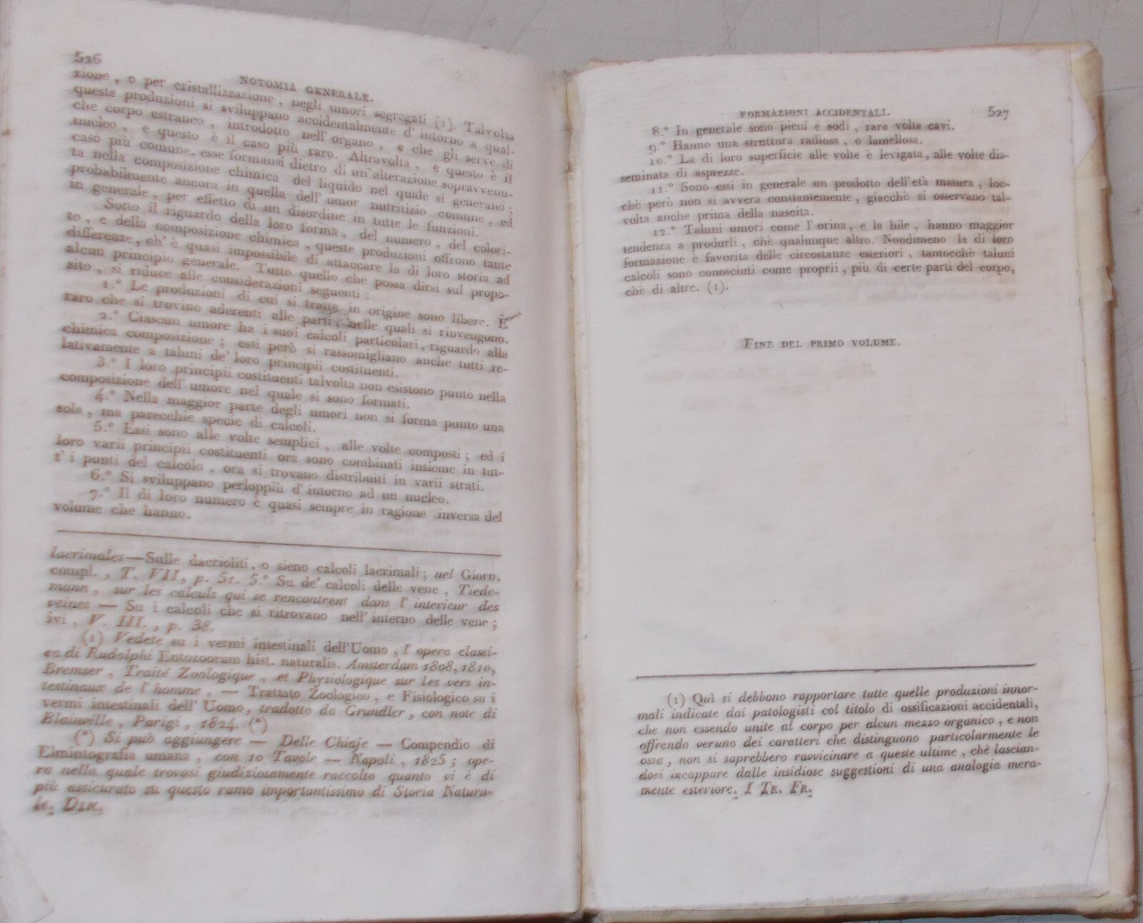 Manuale Di Anatomia Generale, Descrittiva E Patologica Di G.F. Meckel, Napoli, 1826