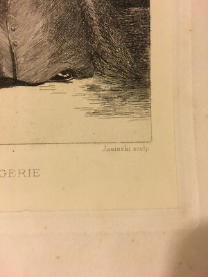 Incisione Antica Del Cardinale Lavigerie   Léon Bonnat E Félix Jasinski