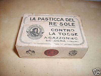 Emilia Romagna, Bologna, Gazzoni: Pasticca Re Sole d'Epoca, Astuccio Da Collezione