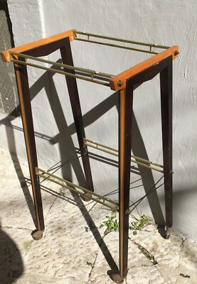 Carrello Portavivande O Porta Radio In Stile Parisi, Anni 1950 1960
