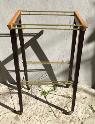 Carrello Portavivande O Porta Radio In Stile Parisi, Anni 1950 1960