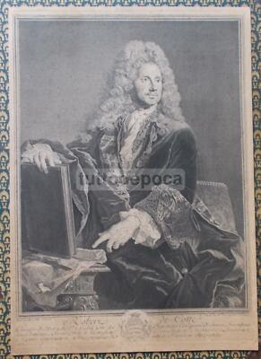 Robert De Cotte: Antica Incisione, Artisti Rigaud Drevet