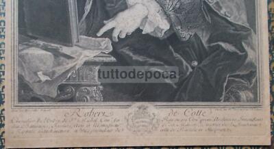 Robert De Cotte: Antica Incisione, Artisti Rigaud Drevet