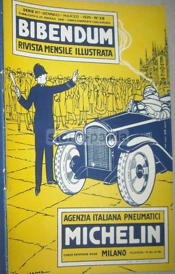 Michelin Pneumatici Ciclismo Torino Vigili Urbani Milano Pubblicità 1926