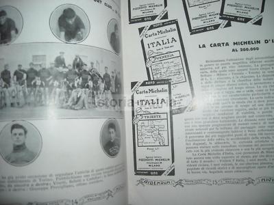 Michelin Pneumatici Ciclismo Torino Vigili Urbani Milano Pubblicità 1926